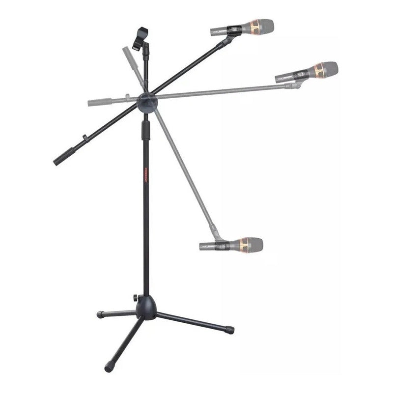 Soporte Para Micrófono Atril Con Boom Profesional Pedestal