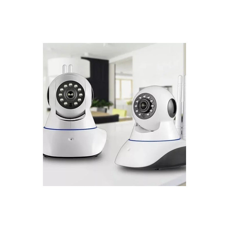 Pack X2 Camaras Ip Wifi Hd Vision Nocturna 360°