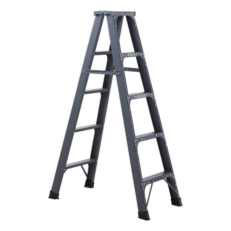 Escalera Plegable Reforzada Metálica 5 Peldaños