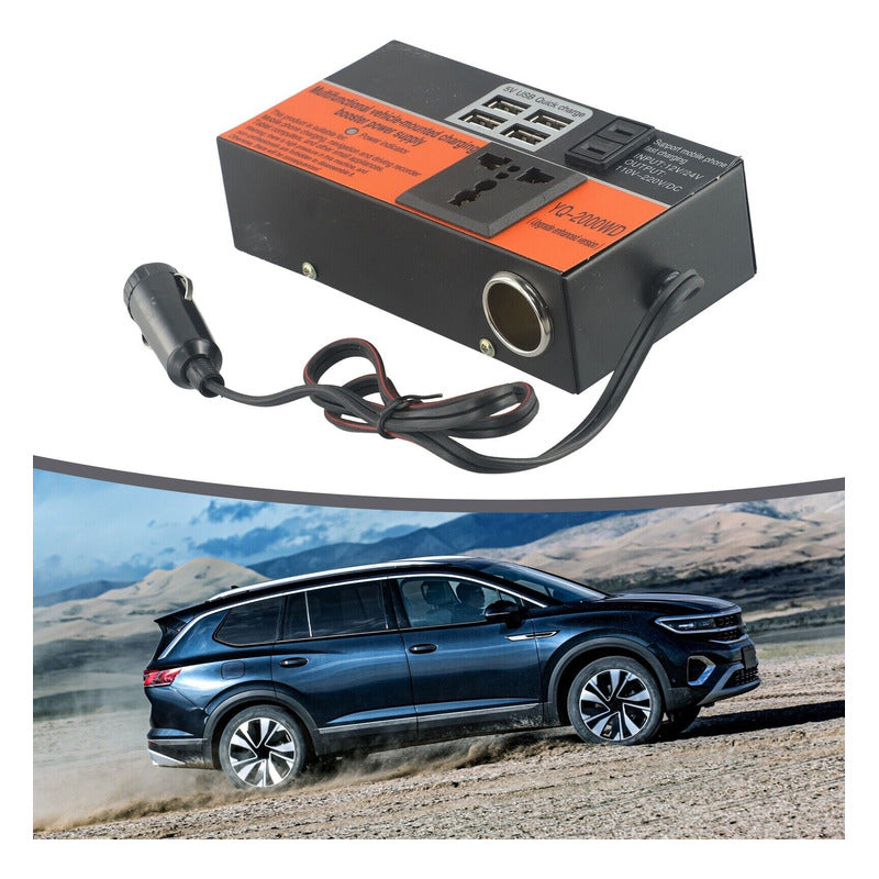 Inversor De Voltaje 1500w 12-220v Convertidor Multiproposito