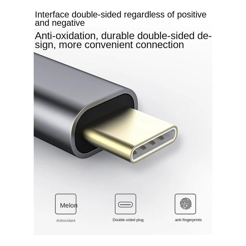 Adaptador Rj45 Para Red Ethernet Lan Usb C 3.1 A 1000mbps