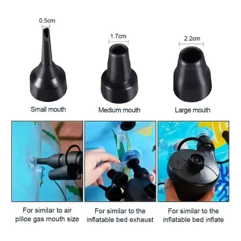 Inflador Electrico Para Cama Piscina Inflable Corriente
