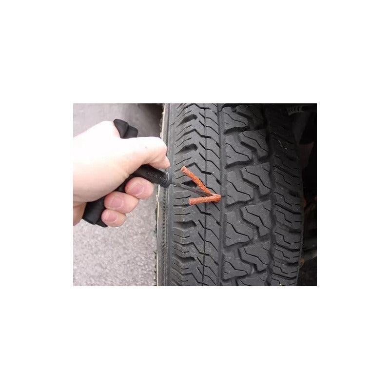 Kit Reparación Pinchazos Neumáticos Emergencia Auto Moto