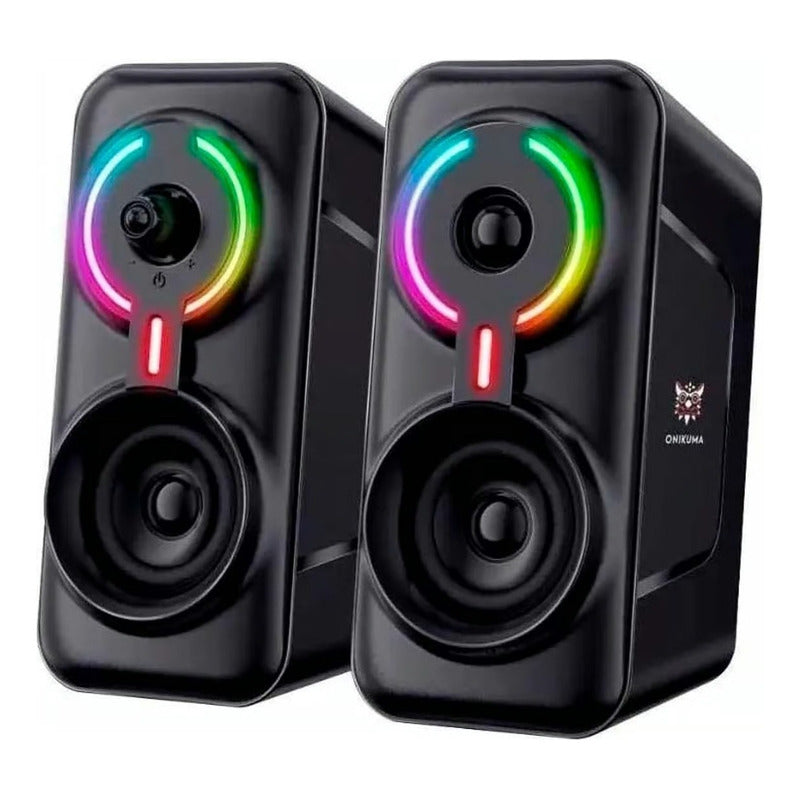 Parlantes 2.1 Aux Pc Con Bajo Portátiles Multimedia Bocinas Negro