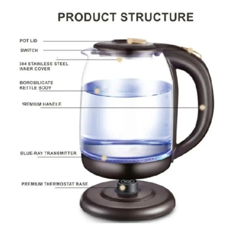 Calentador De Agua Hervidor Eléctrico Tetera Te Cafe