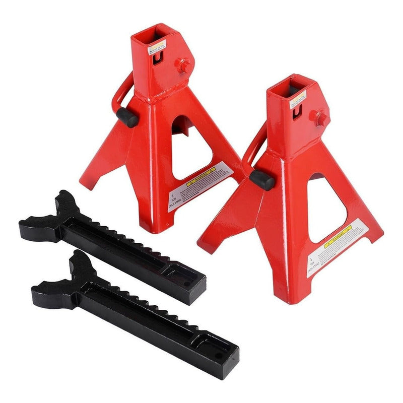 Pack 2 Caballete Banquillo 3 Toneladas Moto Auto Camioneta