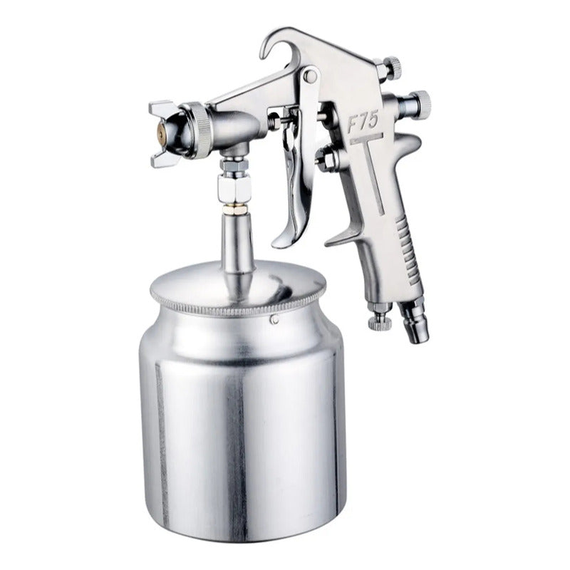 Pistola De Pintar A Gravedad Profesional Industrial F75