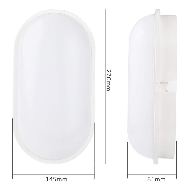 Foco Led Con Sensor De Movimiento Plafón Ampolleta
