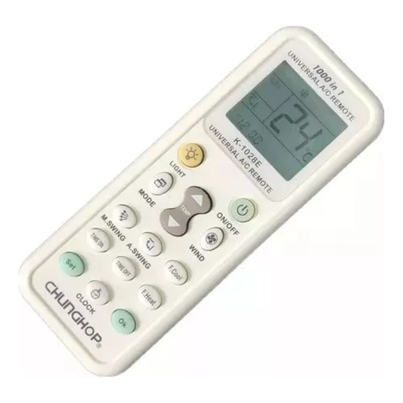 Control Remoto De Aire Acondicionado Universal K 1028e