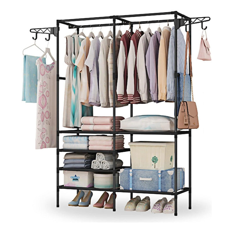 Closet Organizador Perchero Estante Colgador Multifuncional