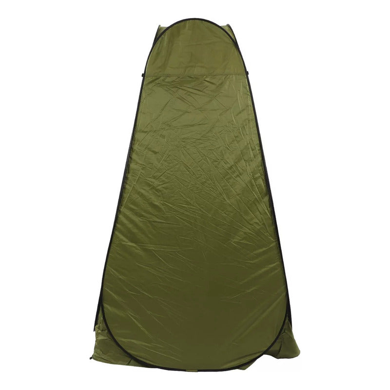 Caseta Baño Carpa Alta Vestidor Portátil Camping Practica Verde