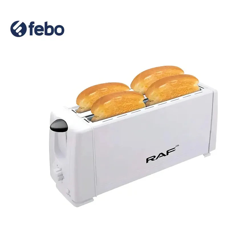 Tostadora De Pan Raf Automática 4 Rebanadas Modelo R.265 Blanco