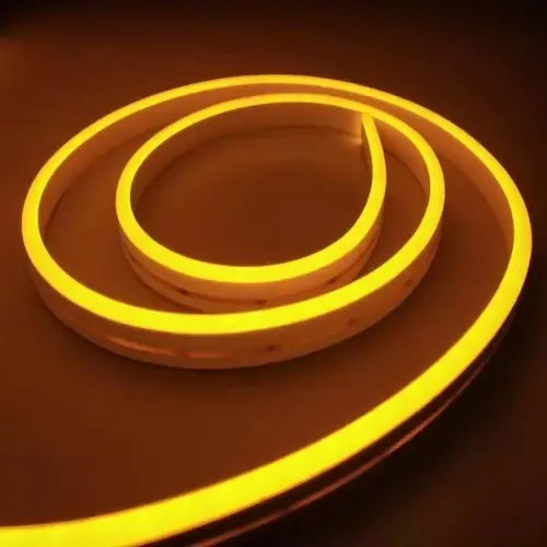 Cinta Led Neon Luz 5mts Flexible Transformador 12v Decoracio Amarilla