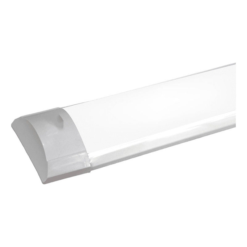 Pack 3 Tubo Led De Luz 18w Foco 60 Cm 220v Luz Blanca Fria Blanco