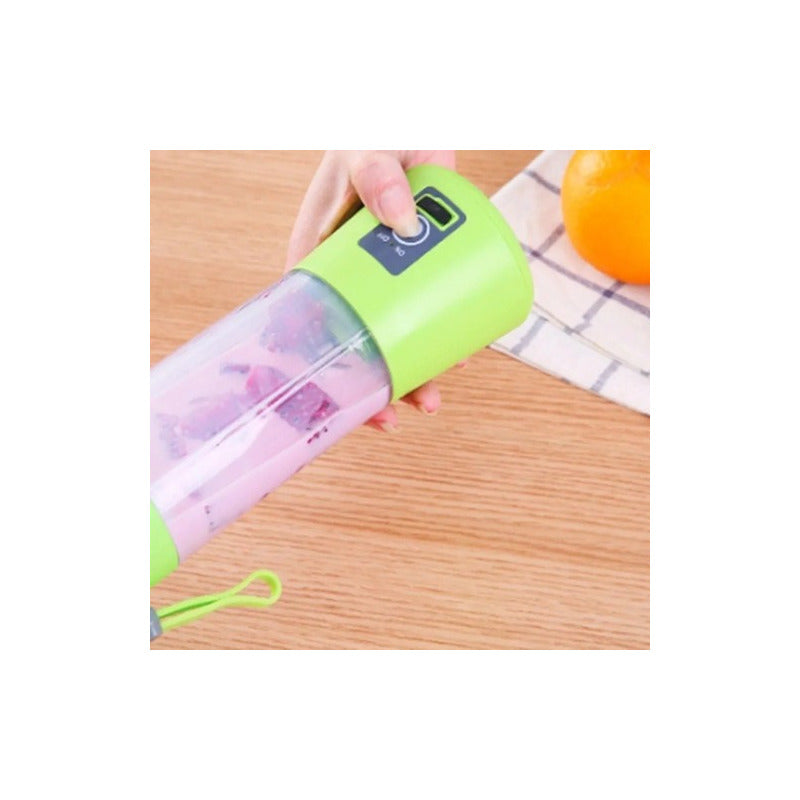 Batidora Licuadora Juguera Portatil Usb Recargable Verde