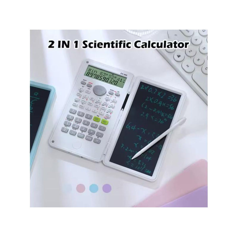 Calculadora Científica Con Tableta Inteligente 240 Funciones Blanco