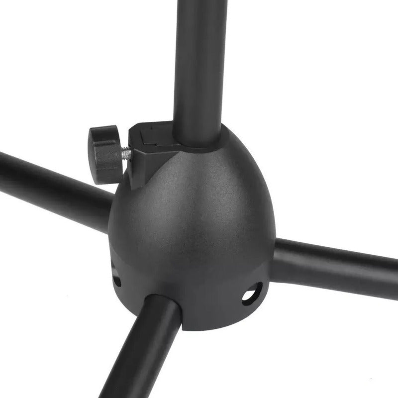 Soporte Para Micrófono Atril Con Boom Profesional Pedestal Negro