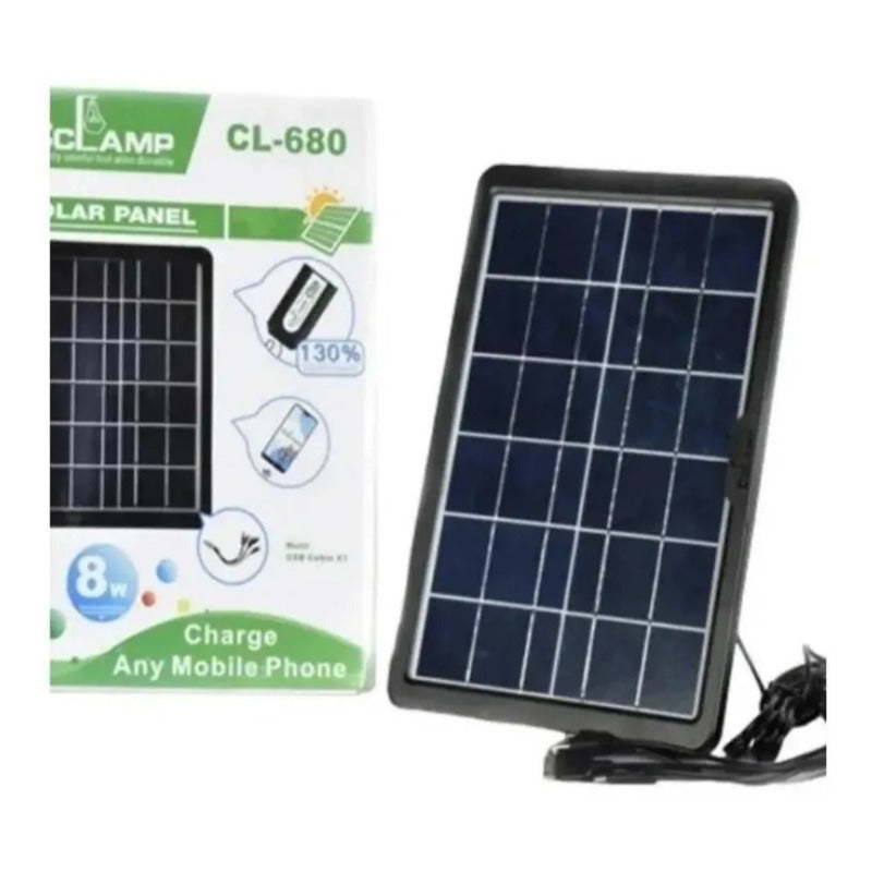 Cargador Solar Panel Portátil Celular Energía Solar Usb