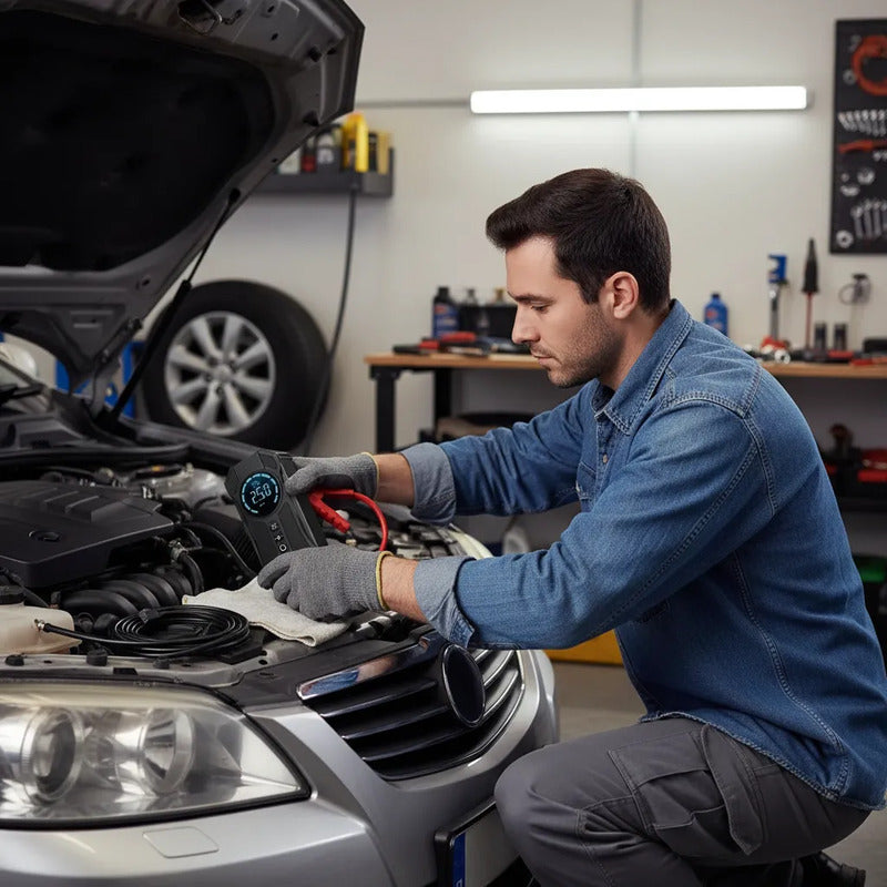 Partidor E Inflador De Neumaticos Para Auto Recargable
