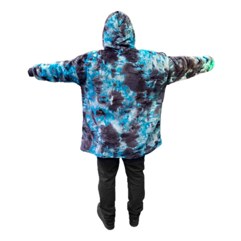 Poncho Chiporro Frazada Sherpa De Felpa Con Capucha Invierno