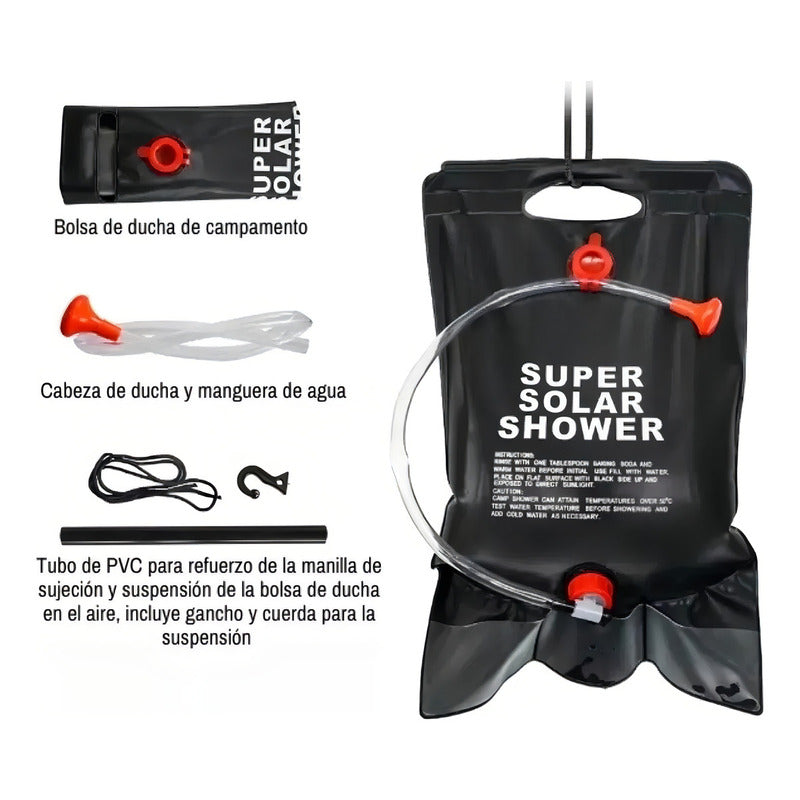 Carpa Baño Camping Vestidor Portatil + Ducha Camping Portati