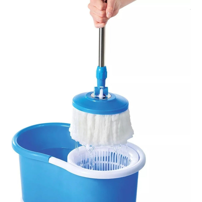 Trapeador Giratorio Mopa 360° Metálico En Varios Colores