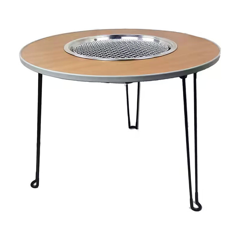 Mesa Parrillera Plegable Multifuncional Camping Asado Y Bbq