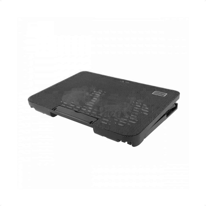 Mesa Ventilador Notebook Cooler Gamer Alzador Pc Enfriador C Negro