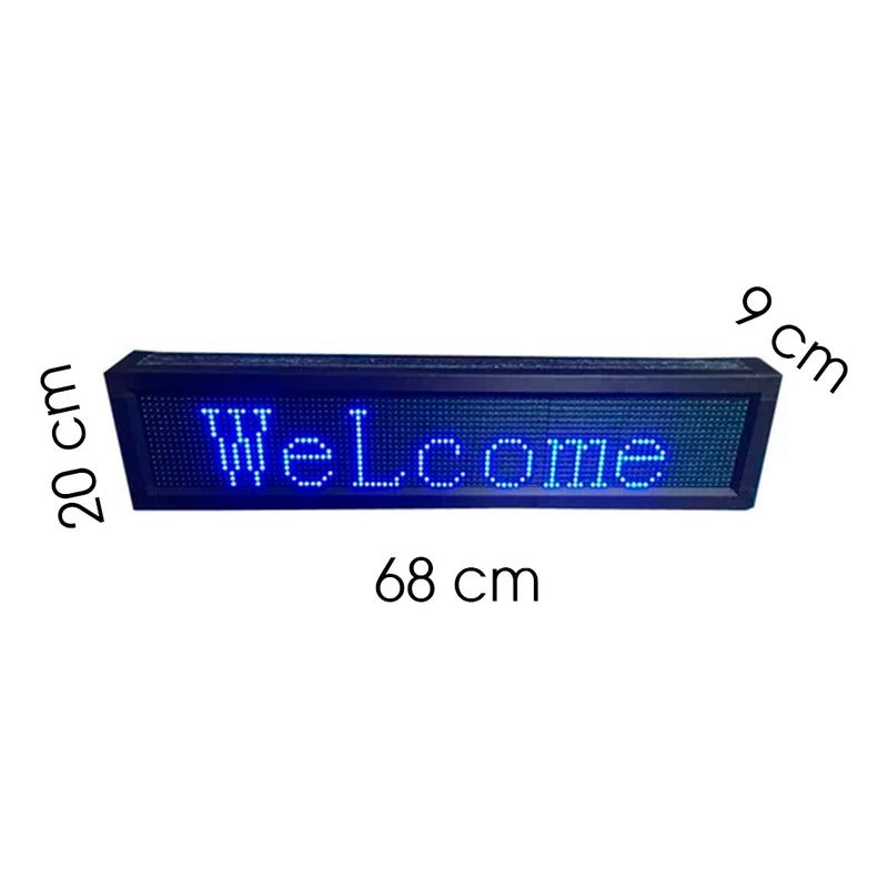 Letrero Led Luminoso Programable Inalámbrico Wifi