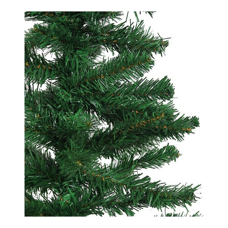 Árbol De Navidad Artificial Verde 180cm Con Base