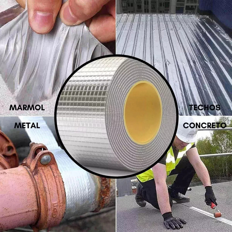 Cinta Adhesiva Sellador Impermeable Aislante Tapa Gotera