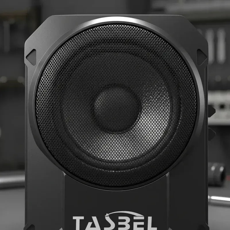 Subwoofer Tasbel 2800w Parlante Amplificado Rectangular Auto Negro