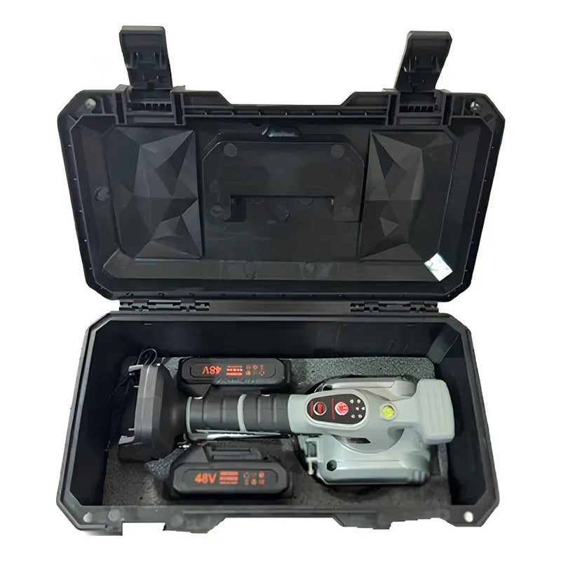 Maquina Vibradora Nivelación De Baldosas Osmao 48v 2 Batería Gris