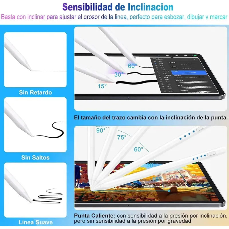 Lápiz Stylus Universal Tipo C Compatible Con Ios Android Win