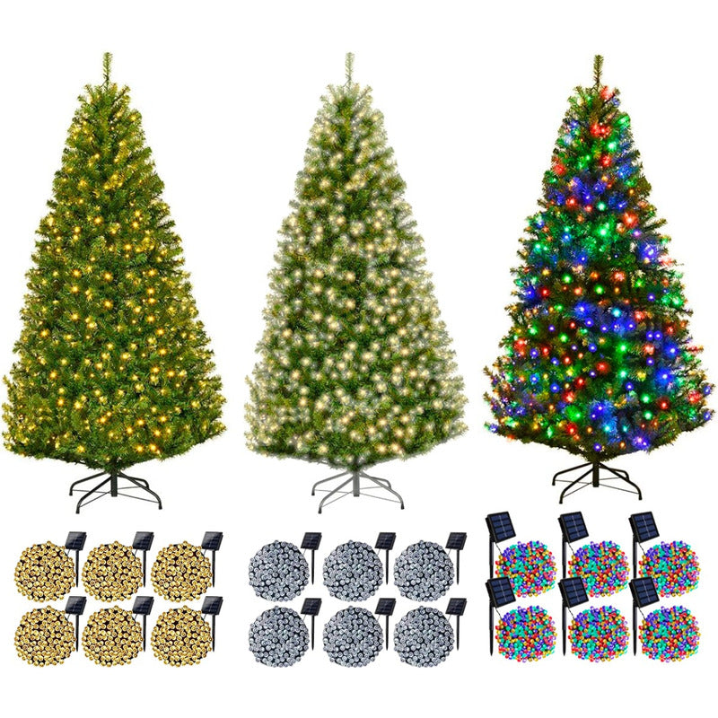 Árbol Navidad Pascua Base 6 Luces Led Fria-calida-multicolor
