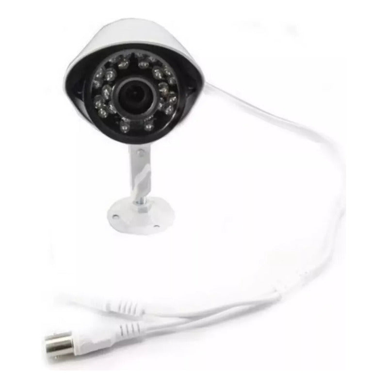 Cámara De Seguridad Para Dvr 2mp Mas Cableado 2.8mm Blanco