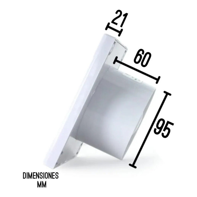 Extractor De Aire 16w 4 Pulgadas Baño Cocina Oficina