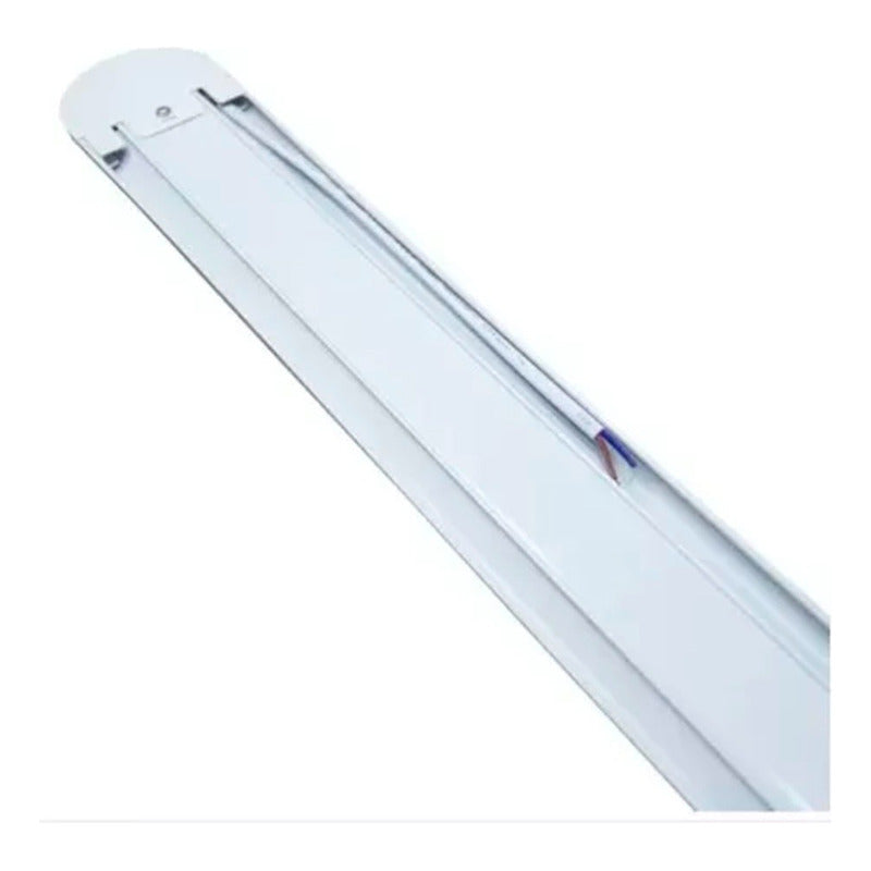 Pack 3 Tubo Led De Luz 18w Foco 60 Cm 220v Luz Blanca Fria Blanco