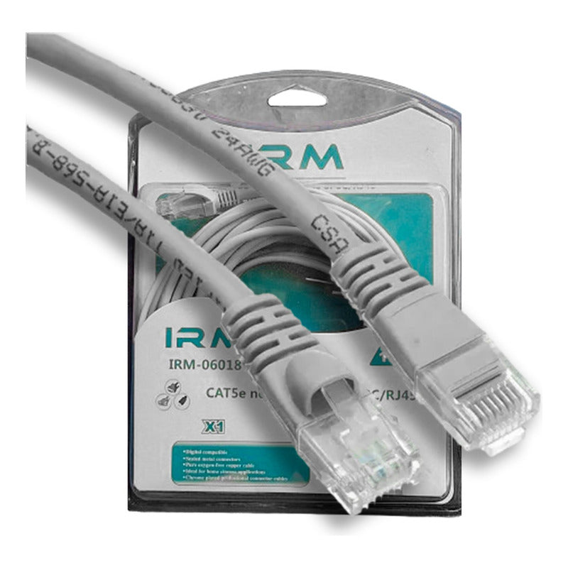 Cable 10m Red Lan Ethernet Cat5 1000mbps Rj45