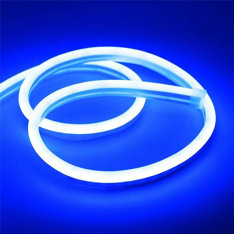 Cinta Led Neon Luz 5 Metros Flexibletransformador 12v