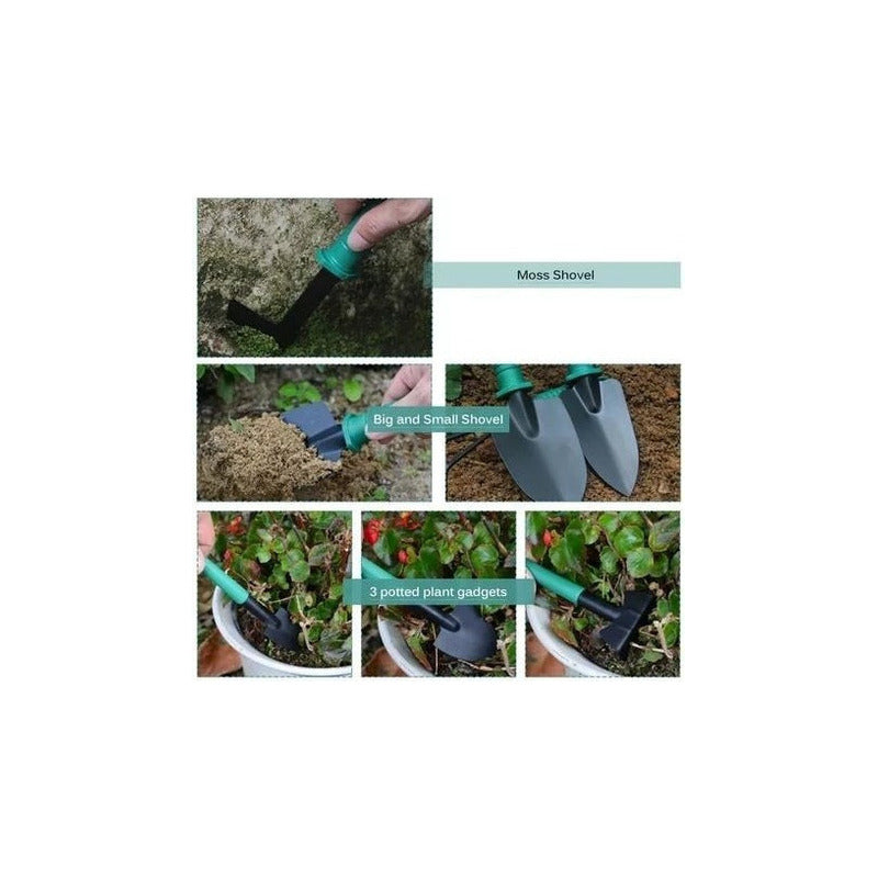 Set De Jardinería 11pzs Herramientas De Jardinería Manual