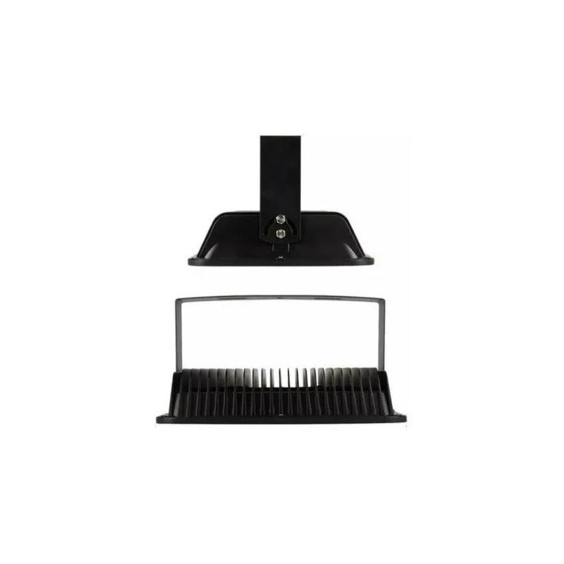 Pack X2 Foco Proyector 300w Led Con Base Envio Gratis Negro