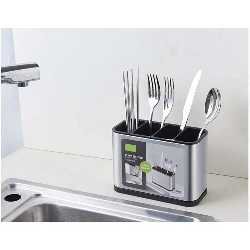 Escurridor De Cubierto Utensilios Cocina Acero Inoxidable