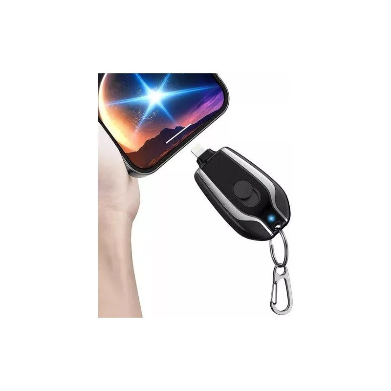 Mini Power Bank Llavero Portátil 1500 Mah Cargador Portatil