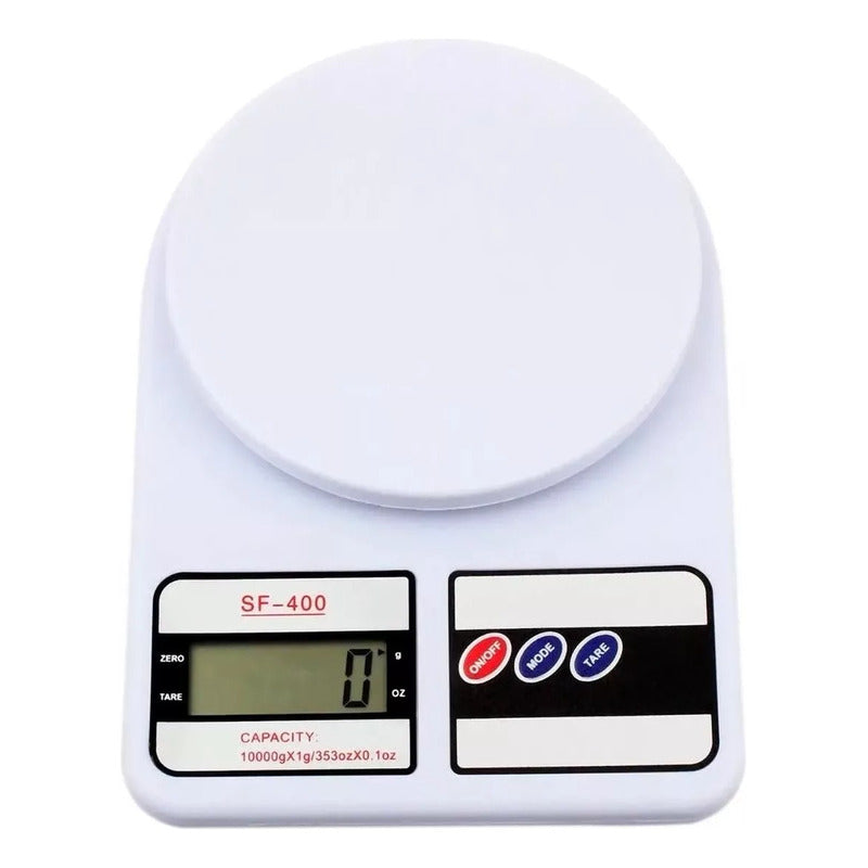 Peso De Cocina Gramera 7kg Baterías Incluidas Envio Gratis Blanco 8 G