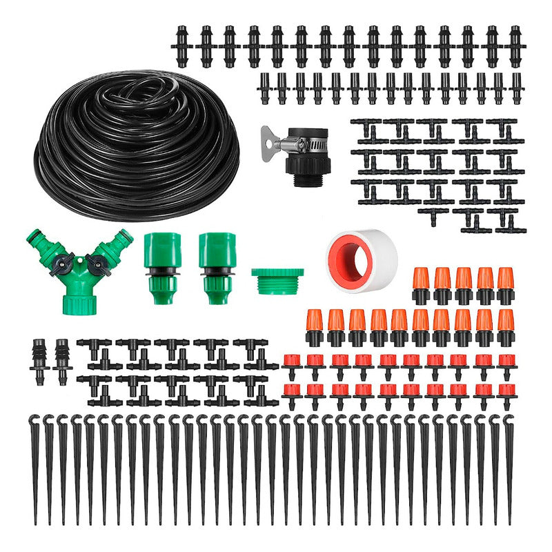 Kit De Riego Para Jardin Sistema Automático De Goteo