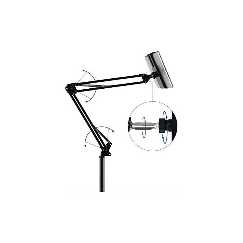 Soporte Brazo Articulado Para iPad/tablet/telf De Escritorio Negro