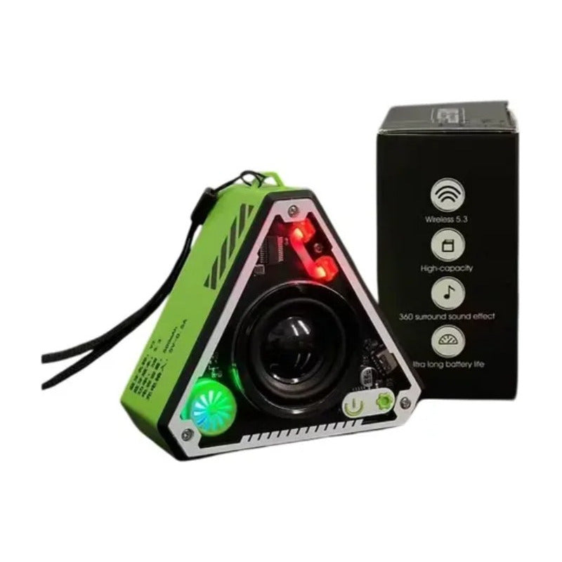 Mini Altavoz Bluetooth Inalámbrico Portátil Con Luz V2