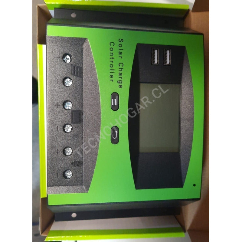 Regulador De Carga Controlador Solar Digital 12v 24v 60a