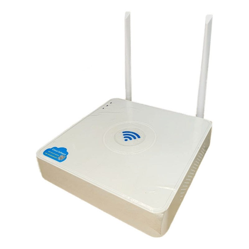 Kit Dvr 4 Camaras Seguridad Inalámbricas Wifi Blanco